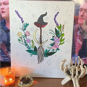 Witchy vibes painting done by me!!!